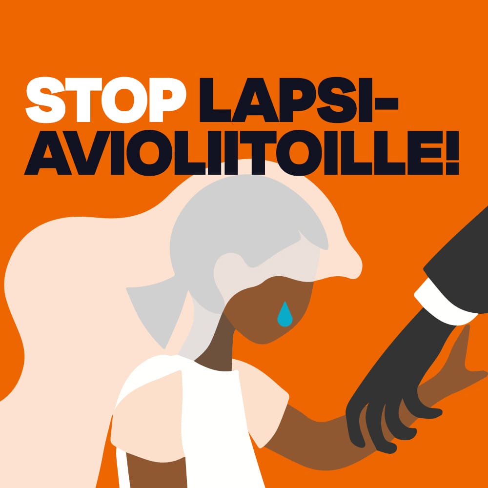 Stop lapsiavioliitoille!