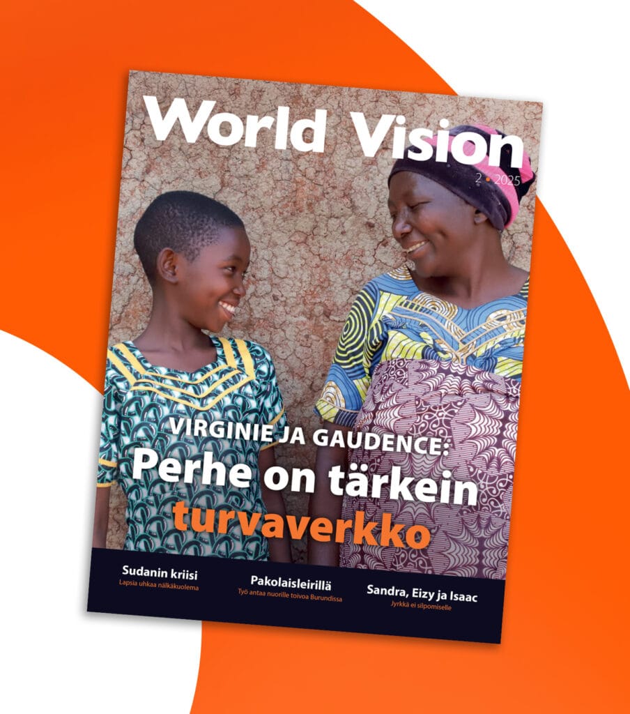 World Vision lehden kansi.