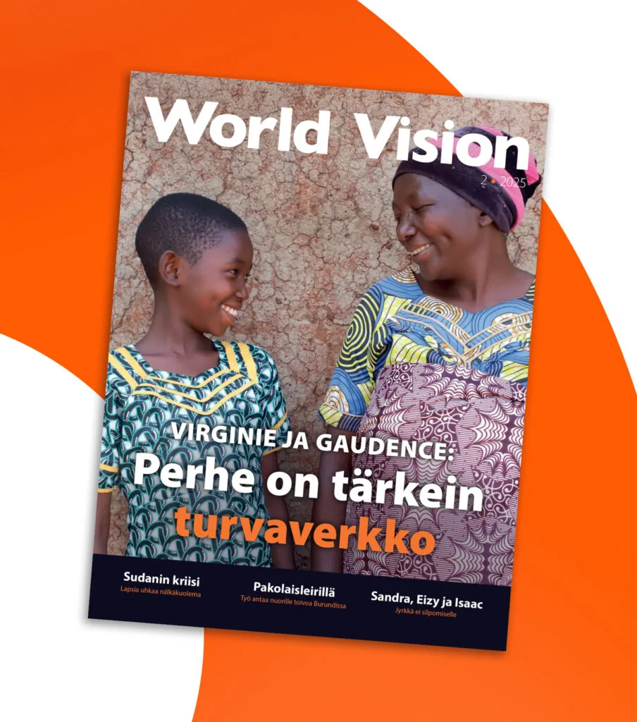 World Vision lehden kansi.