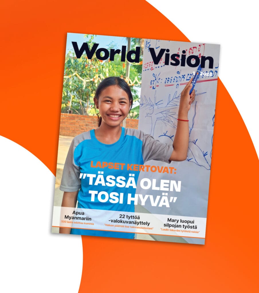 World Vision lehden kansi.